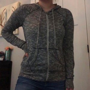 Mossimo Supply Co. Gray Zip Up Jacket